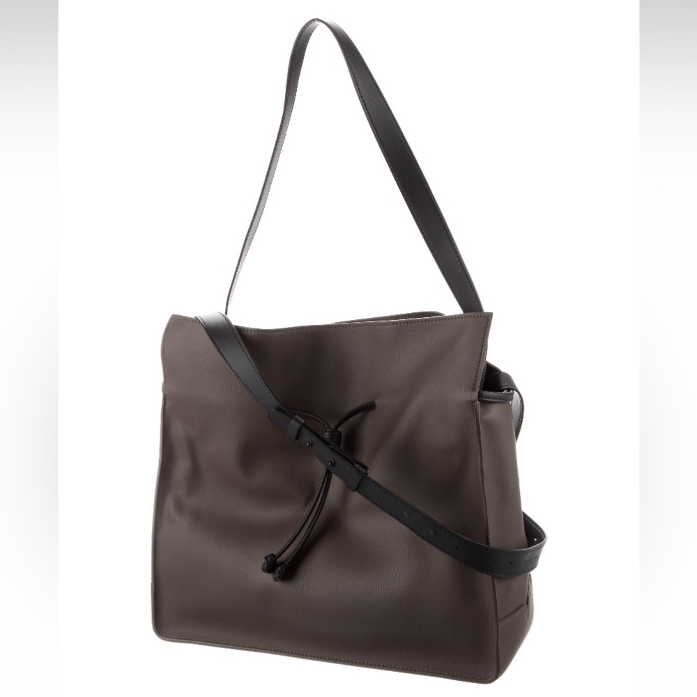 Von Holzhausen Leather Tote Brown Black Bag